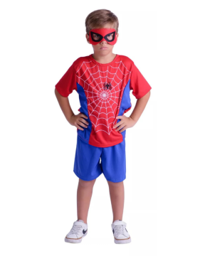 Fantasia Infantil Menino Homem Aranha Muvilê